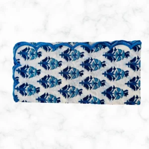azure-florets-block-print-scalloped-napkin-folded