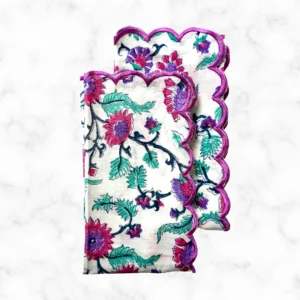 bloom-in-ivory-block-print-scalloped-napkin-two