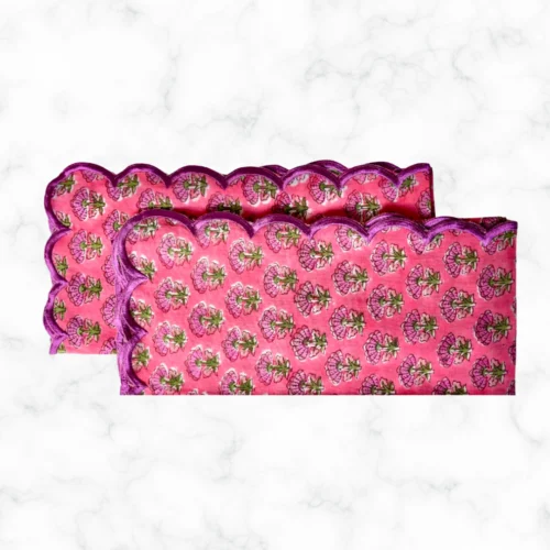 coral-fleur-scalloped-napkins-folded-two