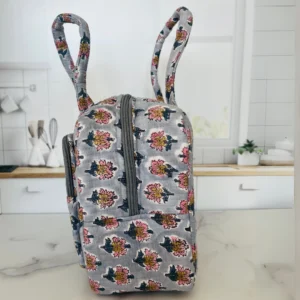 grey-and-pink-lunch-bag-side