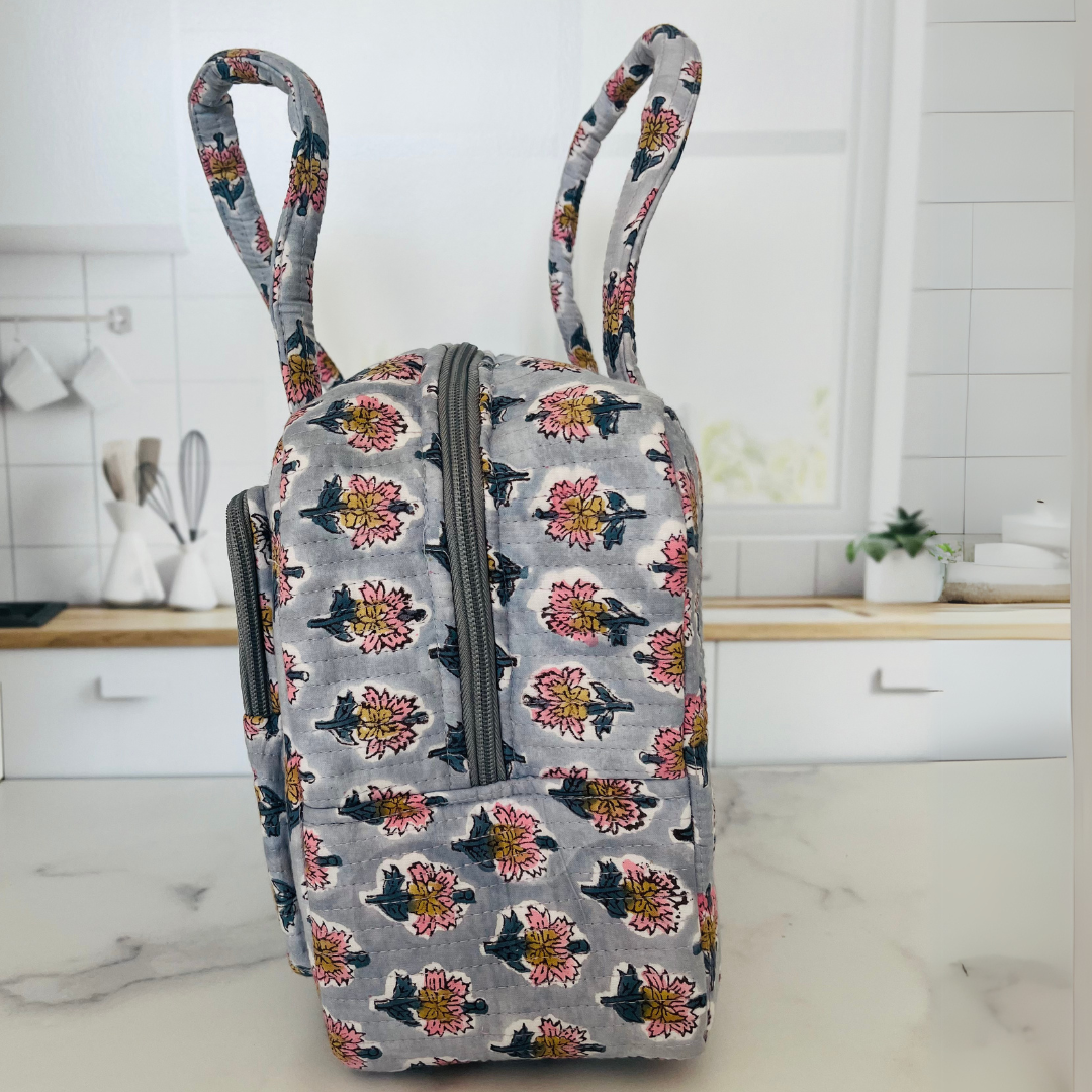 grey-and-pink-lunch-bag-side