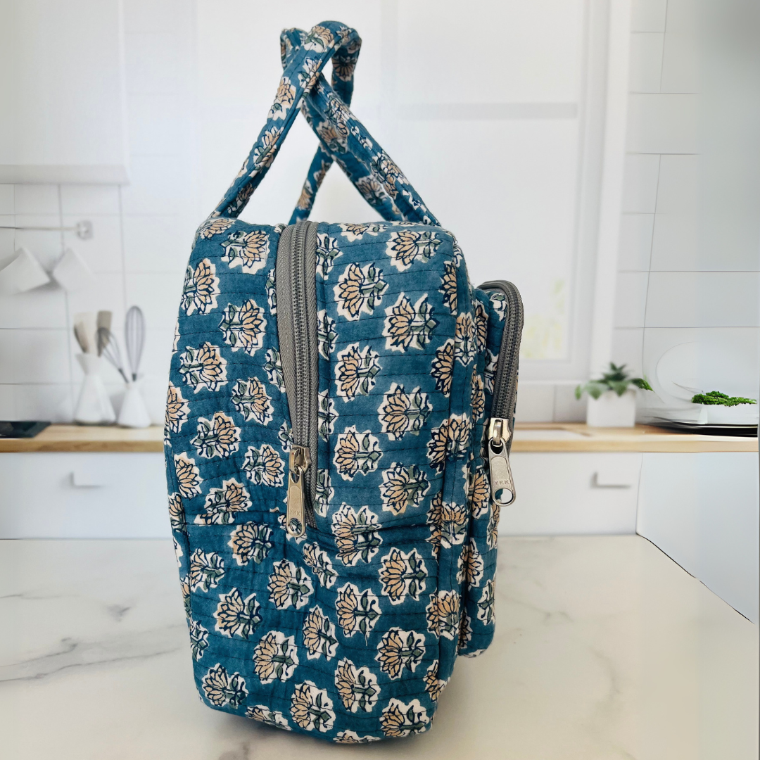 indigo-lotus-lunch-bag-side