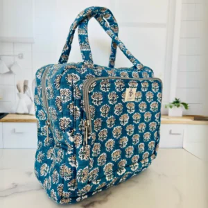 indigo-lotus-lunch-bag-slight-side