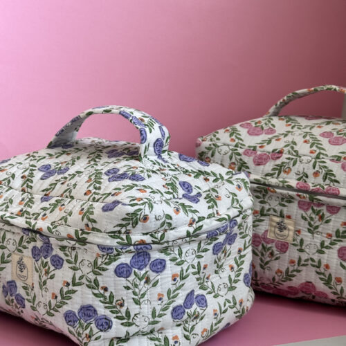 Rose Lattice Vanity bag