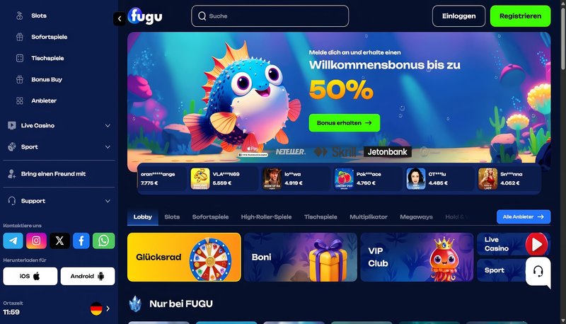 Learn about casino fugu