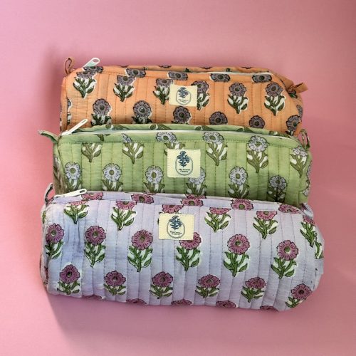 floral pencil pouch